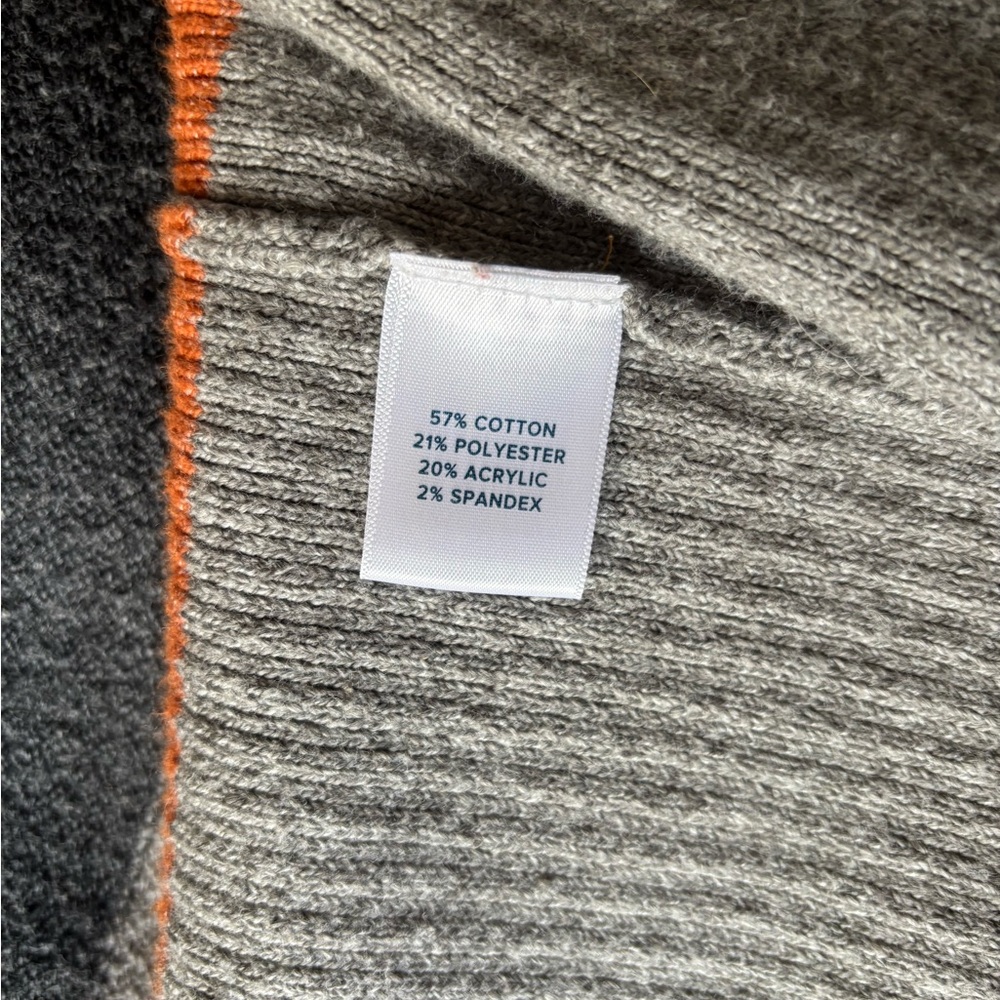 Colorblock Long Cardigan Sweater S - Picture 6 of 9